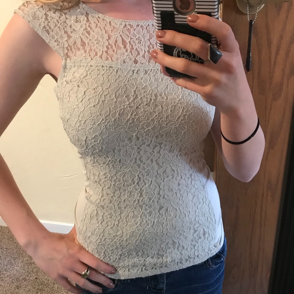 Lace shirt never worn